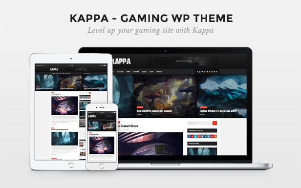 Kappa - Ein Gaming WordPress Theme