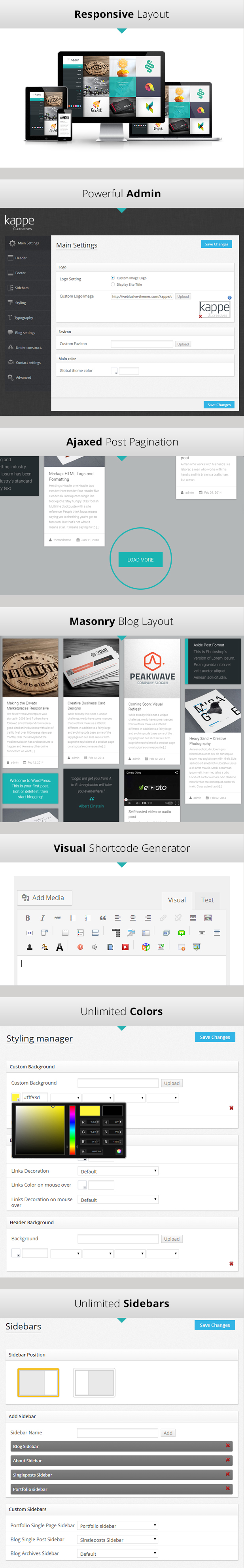 Kappe - Vollbild Portfolio & Blog WP Theme - 5