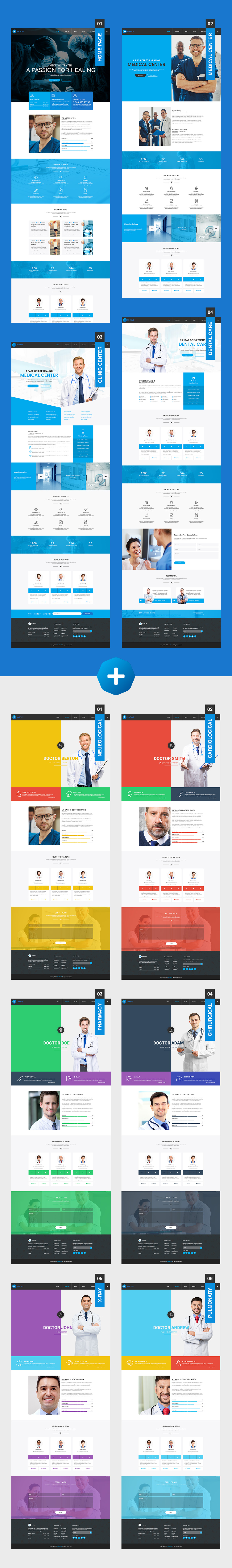 MedPlus - Medizin & Gesundheit WordPress Theme - 1