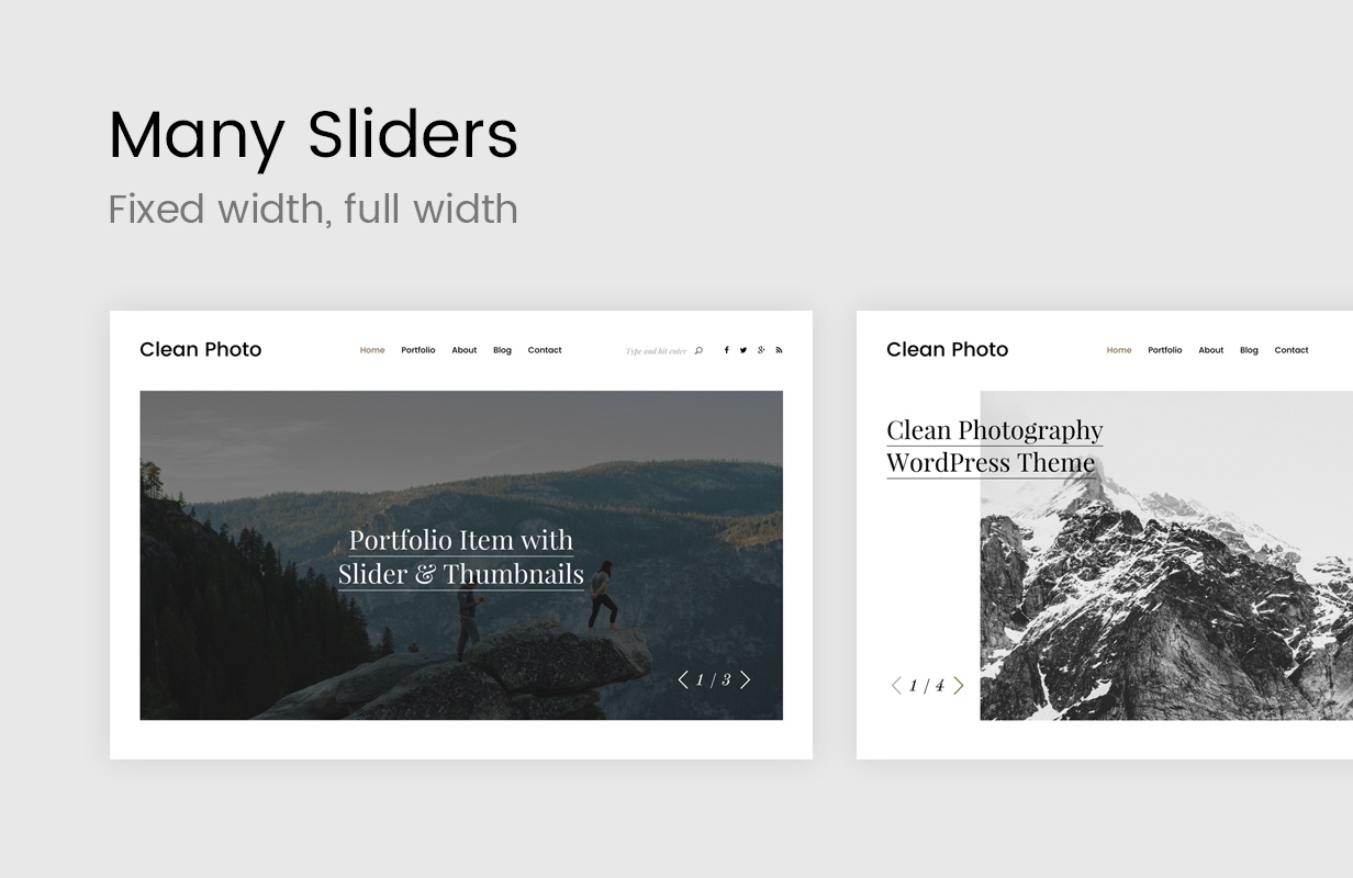 Sauberes Foto - Fotografie Portfolio WordPress Theme - 8