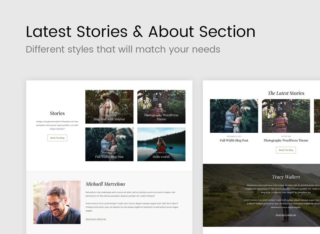 Sauberes Foto - Fotografie Portfolio WordPress Theme - 9