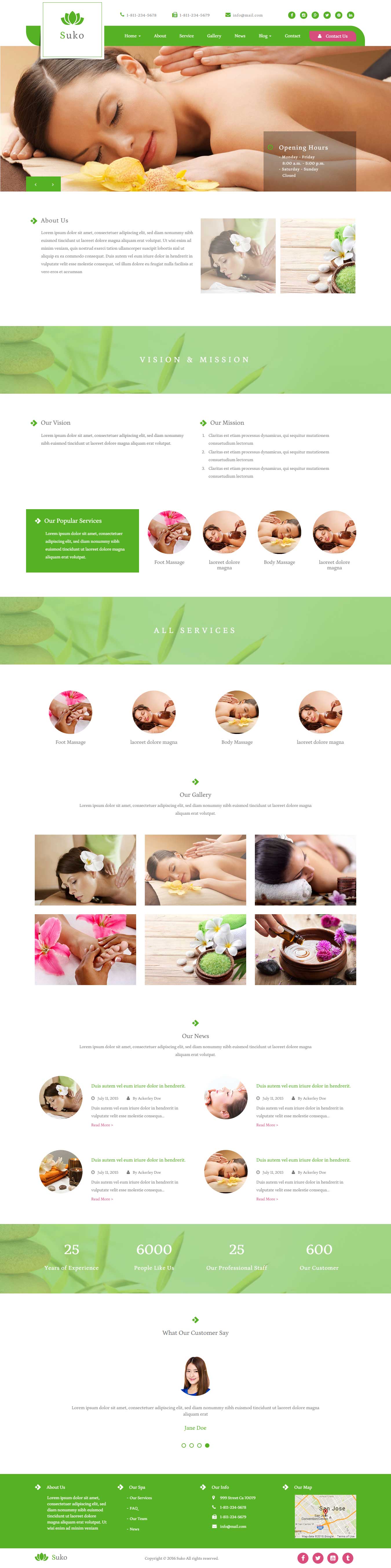 Suko - Spa Salon WordPress Theme - 1