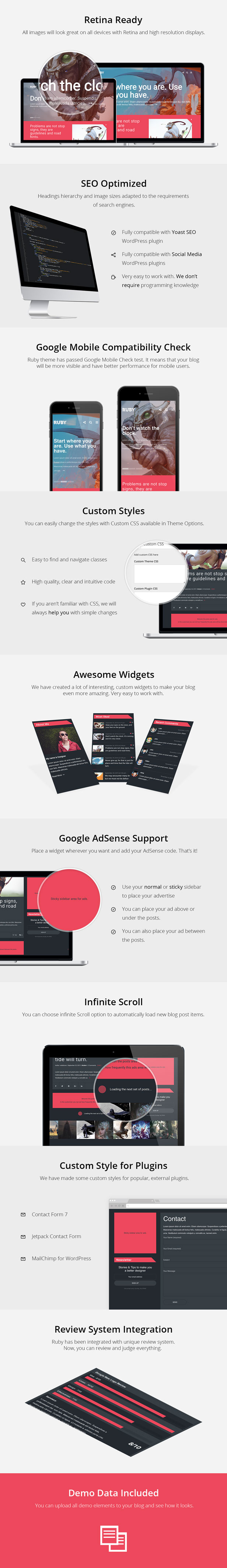 Ruby Theme - Ein kreatives WordPress-Blog-Theme - 4