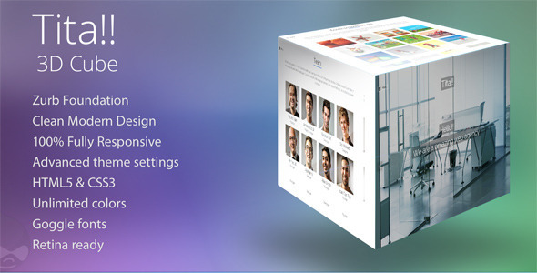 Tita !! - Modernes 3D-Drupal-Thema - Kreatives Drupal
