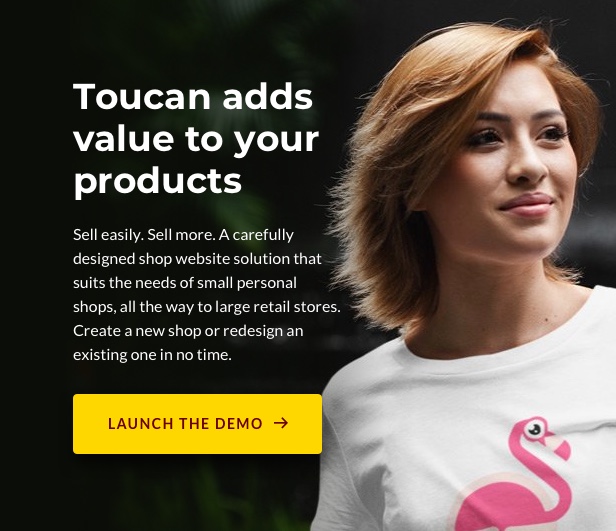 Toucan - WooCommerce-Thema für den WordPress-Shop
