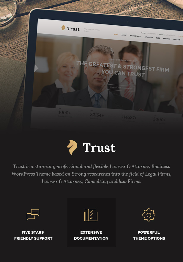 Trust Business - Anwalt und Anwalt WordPress Theme - 4