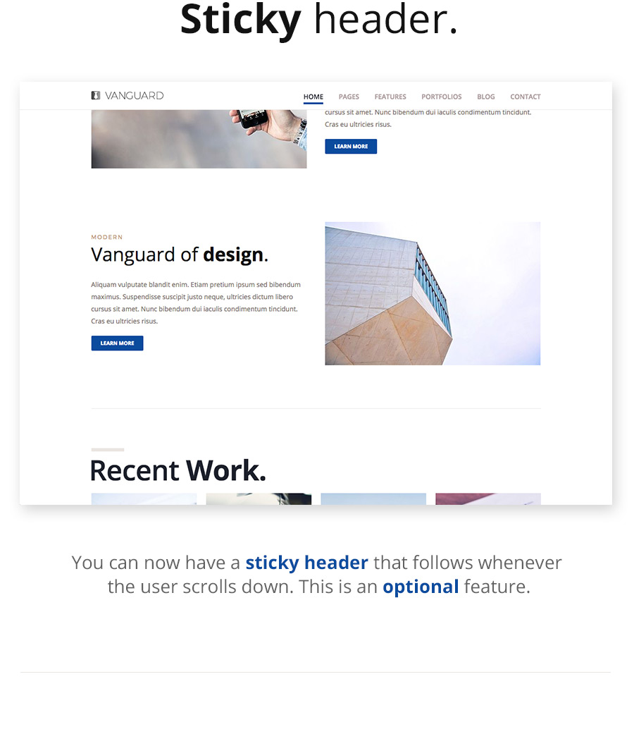 Avantgarde: Business & Portfolio WordPress Theme - 3
