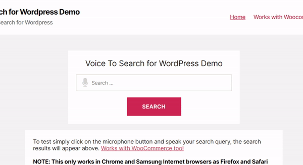 Stimme für die Suche nach WordPress & WooCommerce - 1