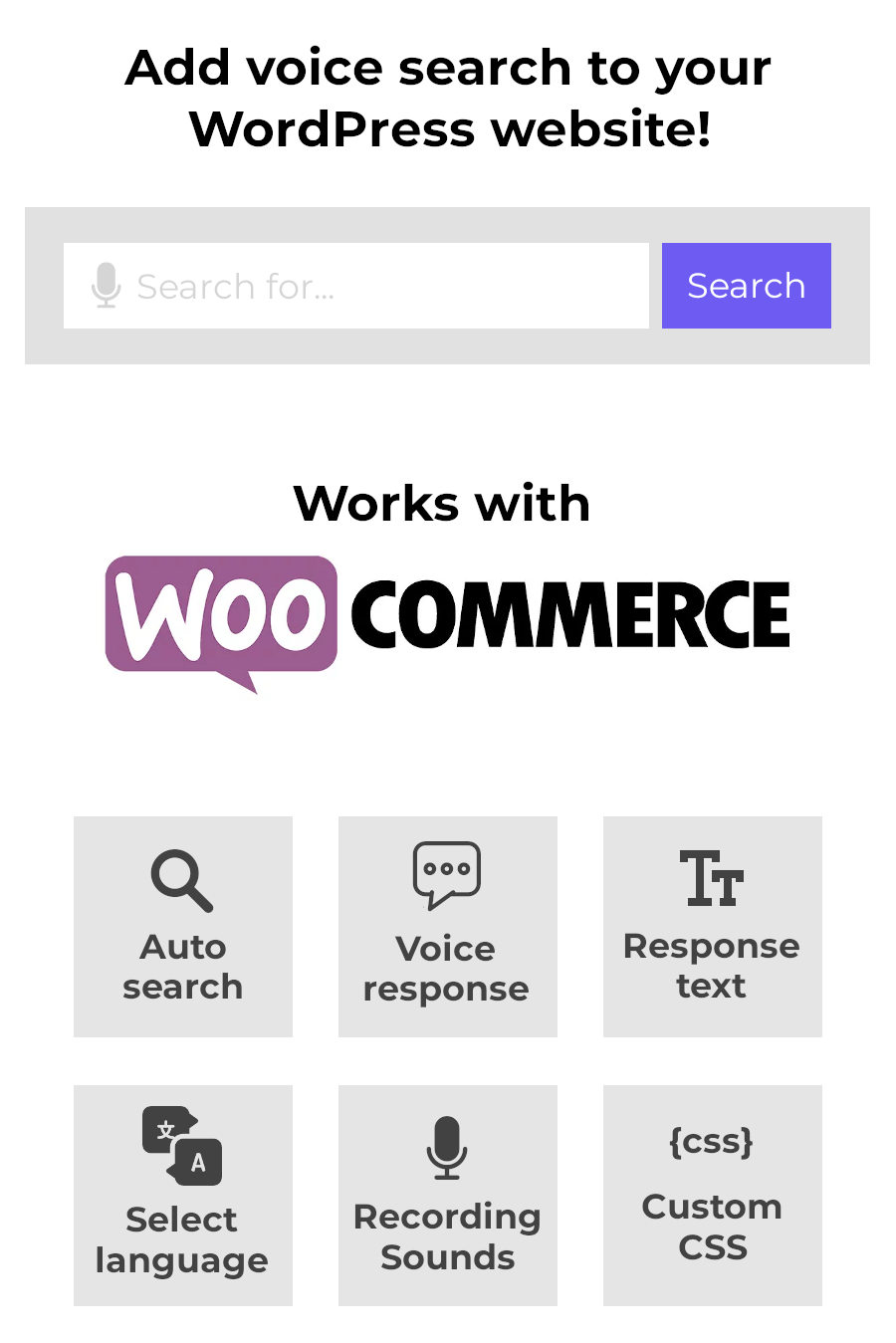 Stimme für die Suche nach WordPress & WooCommerce - 2