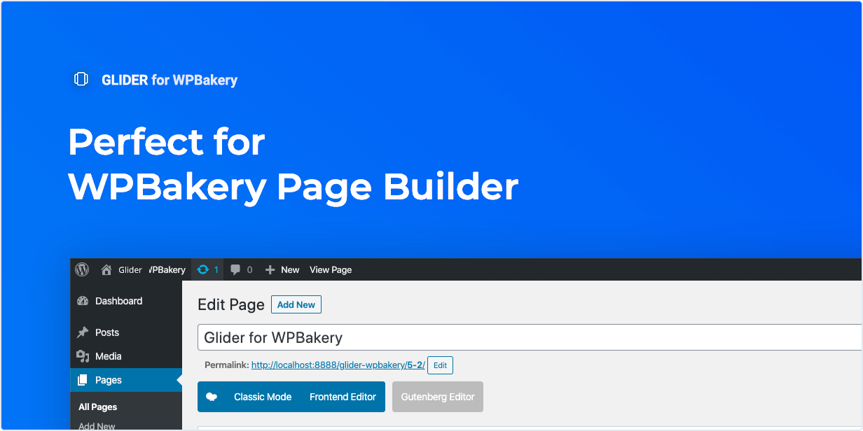 Perfekt für WPBakery Page Builder