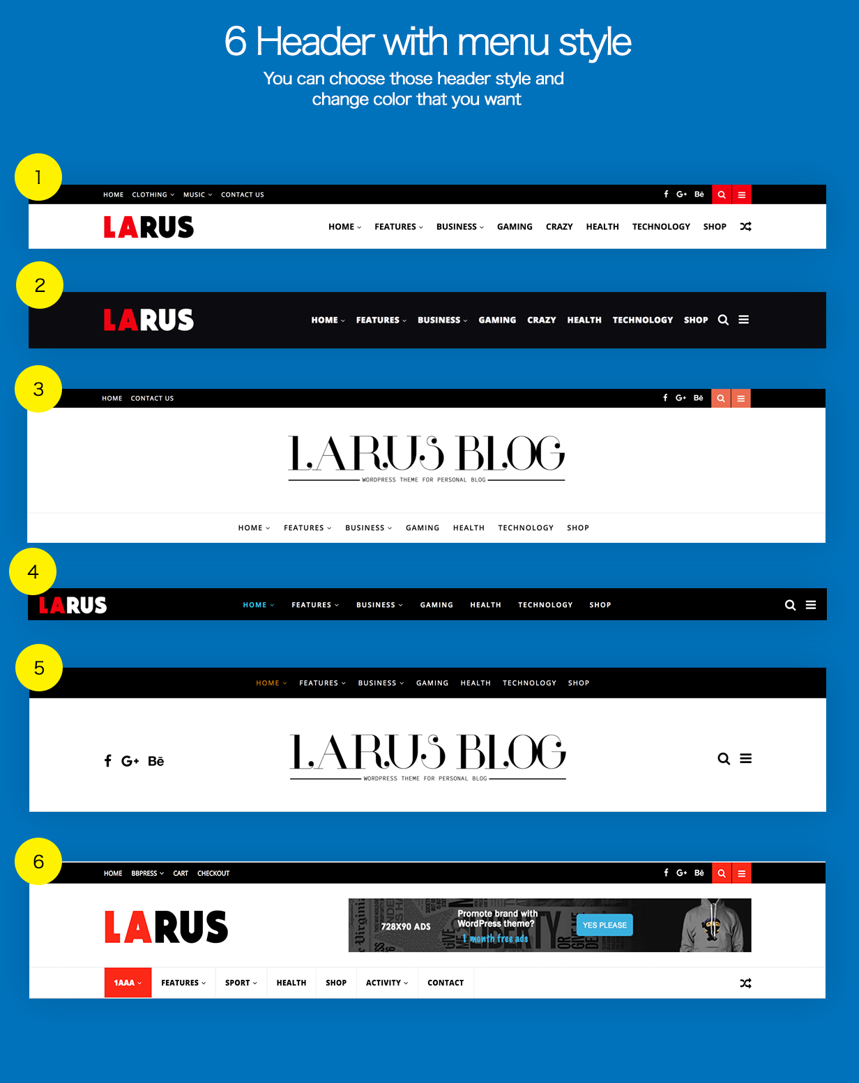 Larus - WordPress Blog Magazine Thema - 4