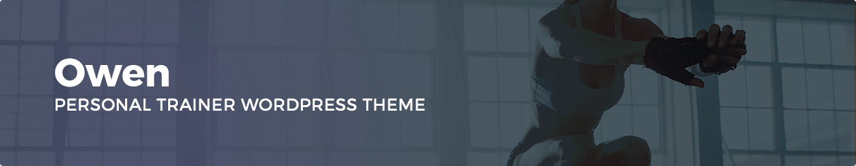 Owen - Personal Trainer und Sport Landing WordPress Theme