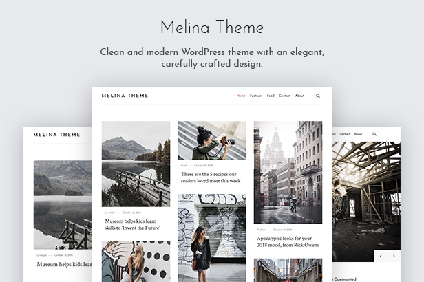 Melina - Persönliches Blog & Magazin WordPress Theme - 2