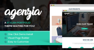 Agenzia | Agentur & Freelancer Portfolio WordPress Vorlage