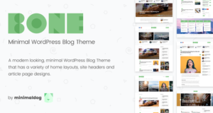Bone – Minimales und sauberes WordPress-Blog-Thema