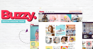 Buzzy – Creative Magazine Template