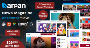 Darpan – Nachrichtenmagazin WordPress Layout
