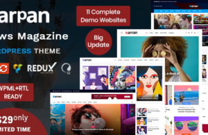 Darpan – Nachrichtenmagazin WordPress Layout