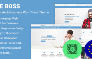 Das Boss-Corporate & Business WordPress-Vorlage