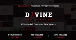 Divine – Salon & Spa WordPress Template