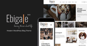 Ebigale – Modernes Gutenberg WordPress Blog Layout