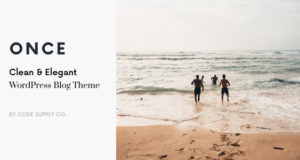 Einmal – Sauberes und elegantes WordPress-Blog-Thema