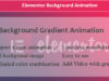 Elementor - Hintergrundverlaufsanimation