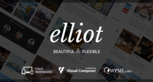 Elliot – Sauberes Blog-Magazin WordPress Layout