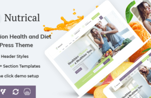 Ernährung – Gesundheit und Ernährung WordPress Template