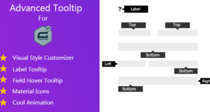 Erweiterte Tooltips für Schwerkraftformen