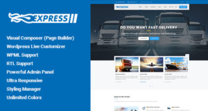 Express – Transport und Logistik WordPress Layout