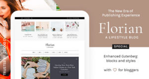 Florian – Responsive Personal WordPress Blog Template