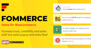 Fommerce – Benachrichtigungen für WooCommerce