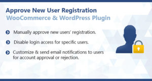 Genehmigen Sie die Registrierung für neue Benutzer WordPress & WooCommerce Plugin