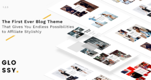 Glossy – Fashion Blog Template für stilvolle Zugehörigkeit