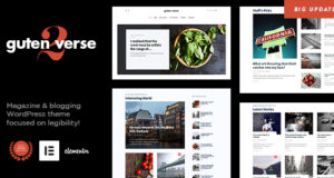 GutenVerse – Magazin- und Blog-Thema