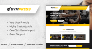 GymPress – WordPress-Template für Fitness- und Personal Trainer