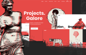 Haar – Portfolio-Thema für Designer, Künstler und Illustratoren