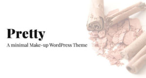 Hübsch – Minimales Make-up Responsive WordPress Layout