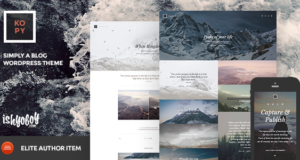 Kopy WP – Einfach ein Blog WordPress Vorlage