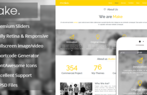 Make – Responsive Parallax Onepage WordPress Layout