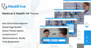 MediFine – Gesundheit und Medizin WordPress Layout