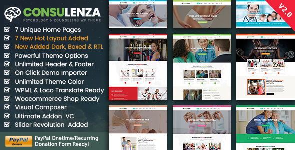 Wordpress Immobilien Template Medical Counseling