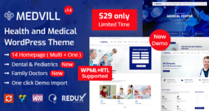 Medvill – Gesundheit & Medizin WordPress Layout