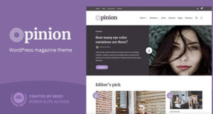 Meinung – Magazin WordPress Layout