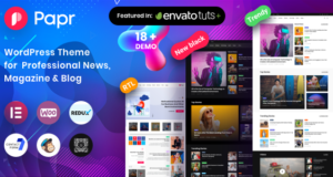 Nachrichtenmagazin Papr – Nachrichtenmagazin WordPress Template