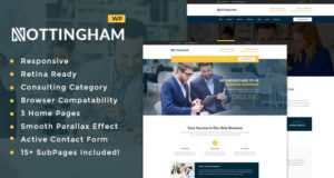 Nottingham: WordPress-Layout für Wirtschaft, Finanzen und Beratung