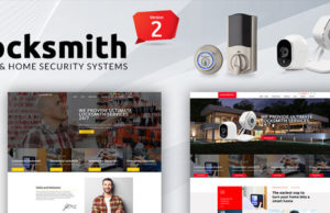 Schlosser – Sicherheitssysteme WordPress Vorlage
