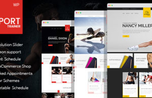 Sporttrainer – Boxen, Yoga und Crossfit WordPress Vorlage