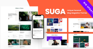 Suga – Magazin und Blog WordPress Layout